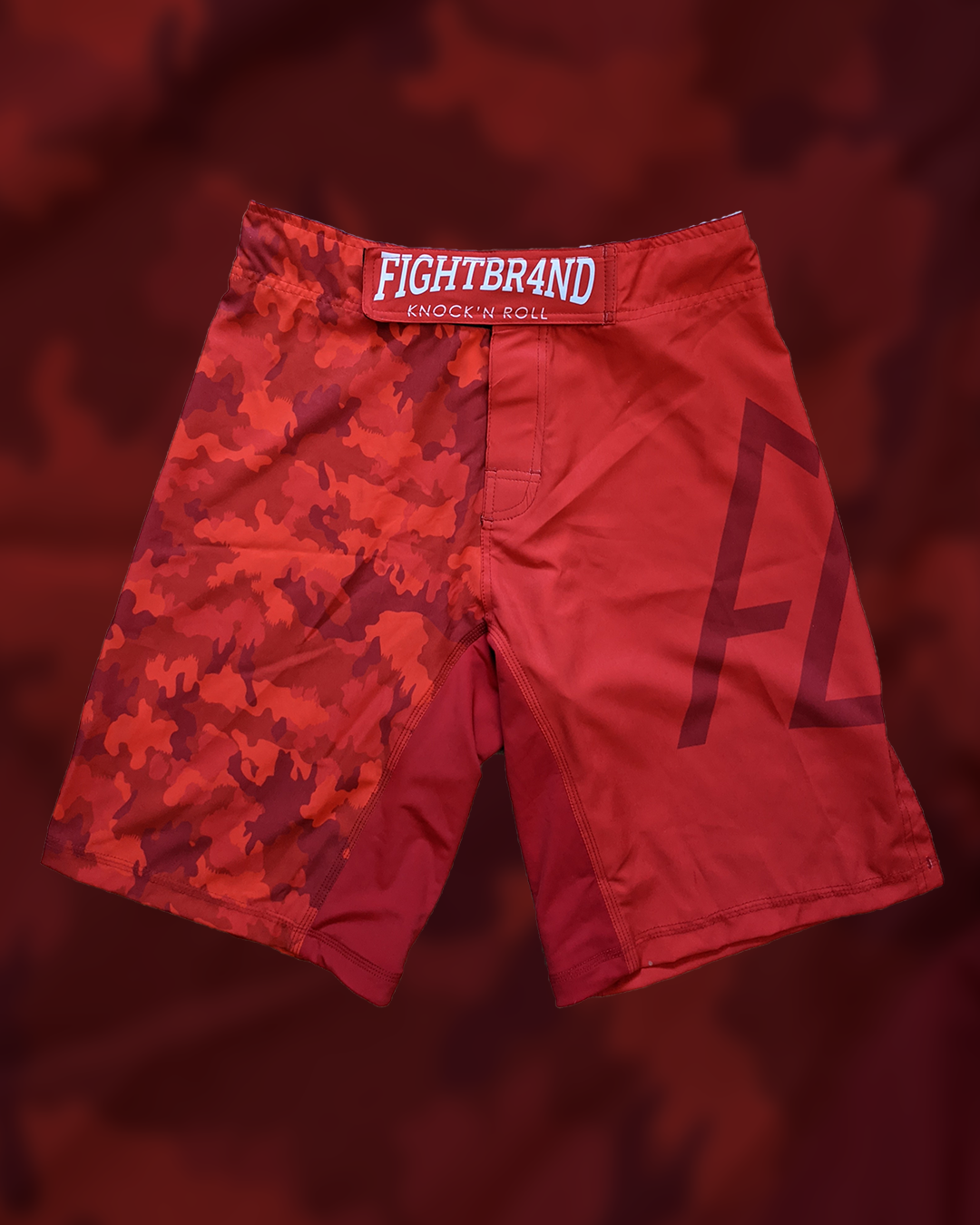 Pantalon MMA camouflage rouge